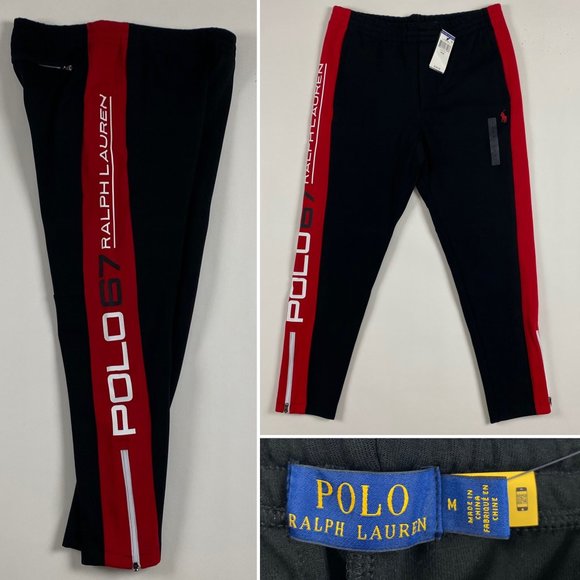 Polo Ralph Lauren Other - NWT Polo Ralph Lauren 67 Alpine Double Knit Jogger Track Sweat Pants Mens Medium